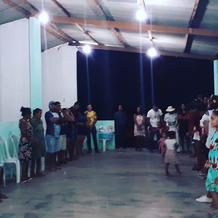 Culto em nossa base no Assentamento de Gurupá/PI. Deus está presente