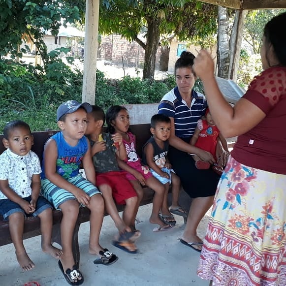 Na comunidade de Derrubada – Pá, os trabalhos seguem avançando para a glória de Deus! Visita nos lares, salvação, batismo com Espírito Santo e curas divinas. Essa obra é de Deus!