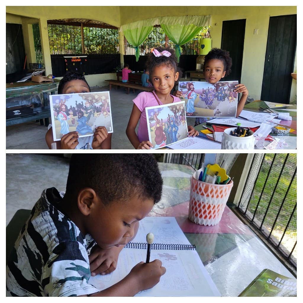 No quilombo de Bacabal – Marajó, nossas missionárias tem perseverado no ensino da palavra, no amor e cuidado aos mais carentes. Há recompensa!