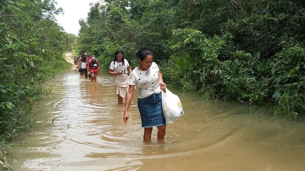 O percurso pode alterar , mas a missão é só uma: ir até o fim! Percurso percorrido pelos missionários Jedson e Val para chegar na comunidade de Aracê-Pará. Tudo por almas!