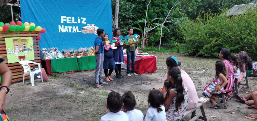 Natal em nossa base missionária em São Tomé/Marajó. Parabéns missionárias Gabrielly Nascimento  e Geralda Souza. Vocês são do céu.