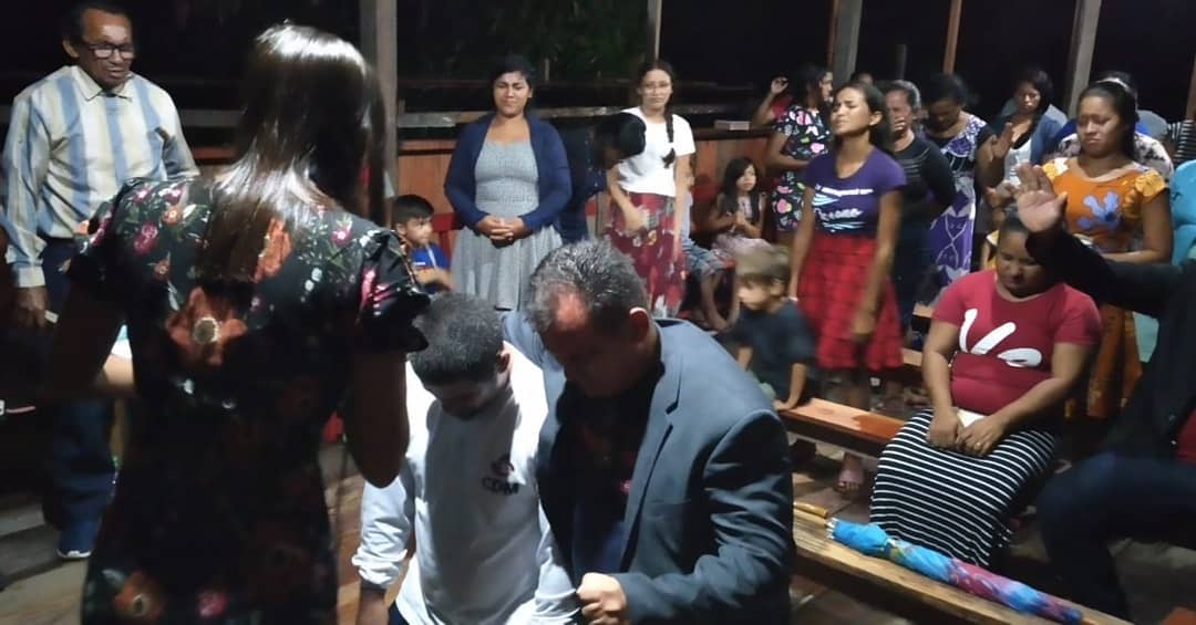 Ontem foi realizado o primeiro culto na Base Mangueira – Marajó.