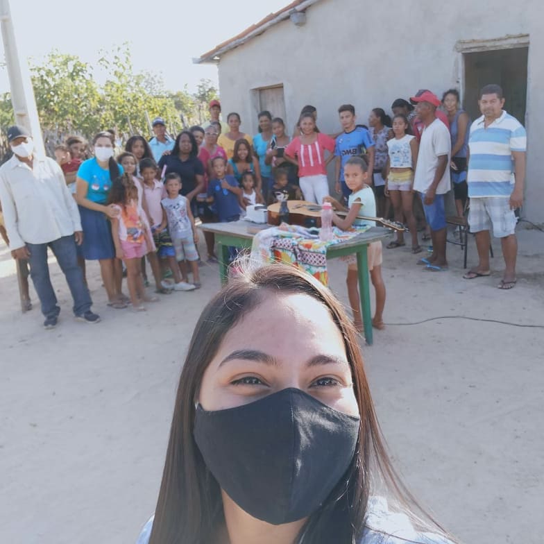 Culto evangelístico em Lagoa do Leandro/Bahia.