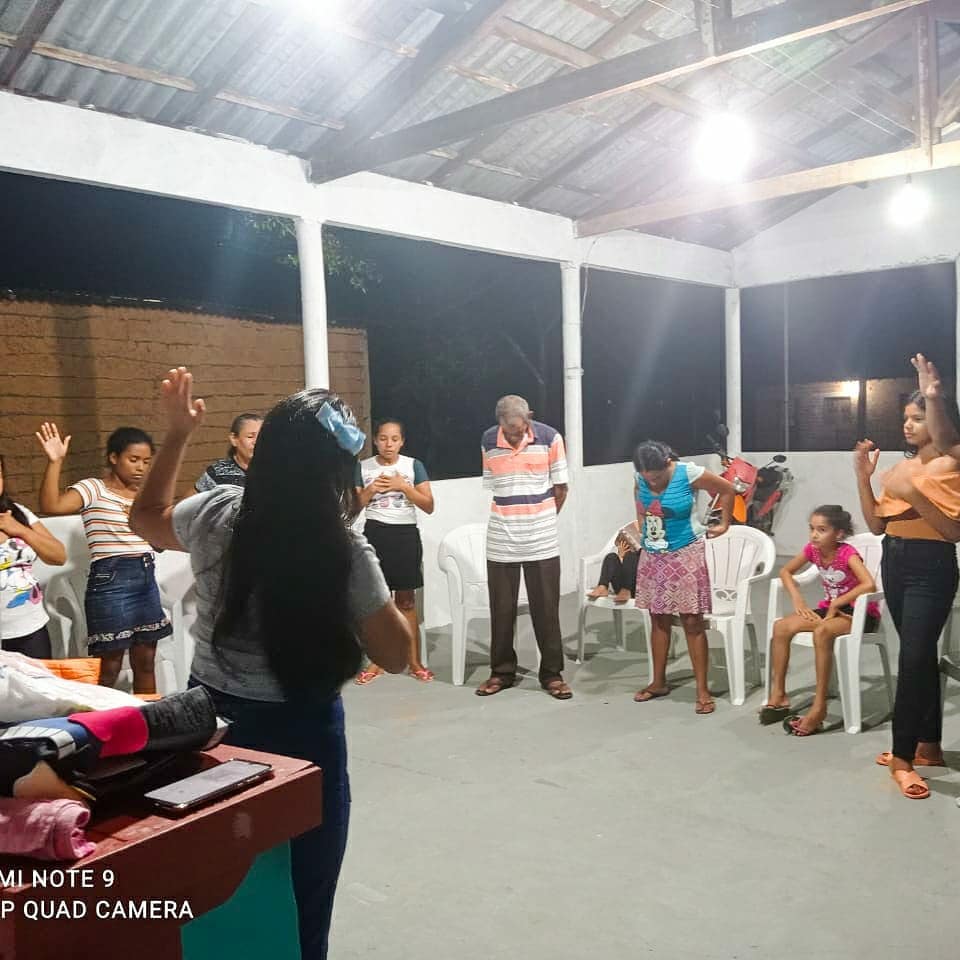 Primeira aula do Curso de Discipulado, na base Peniel Beira Mar/Maracanã PA.