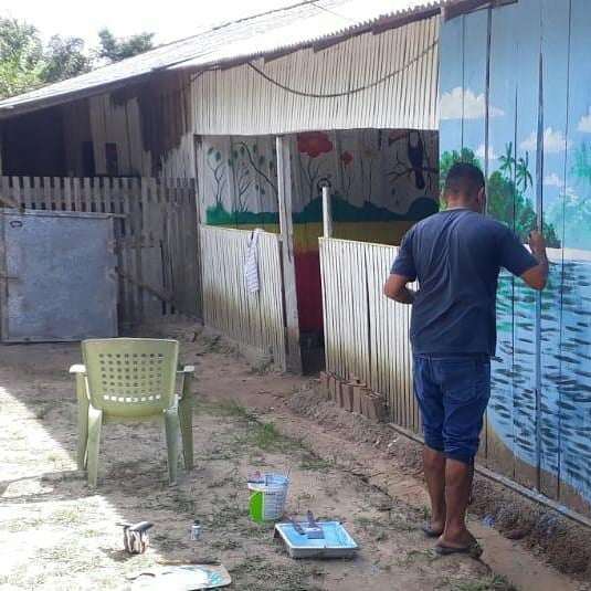 A Creche Escola Peniel do Ramal da Mina está ficando linda!