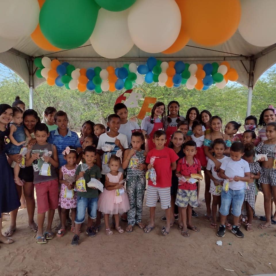 Primeira E.B.F(escola bíblica de férias)no quilombo de Acauã – RN