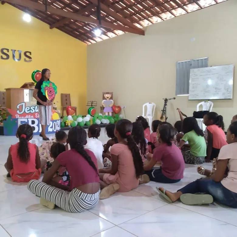 Escola bíblica de férias no Sertão do Piauí – Lagoa da Boa Esperança.