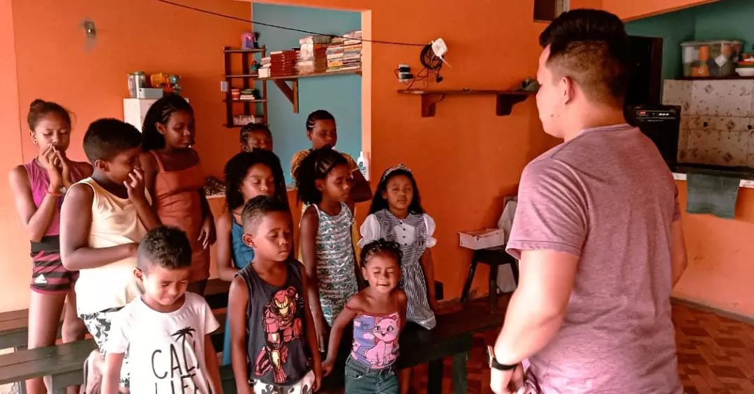 Dia de ensaio com as crianças do Quilombo de Bacabal