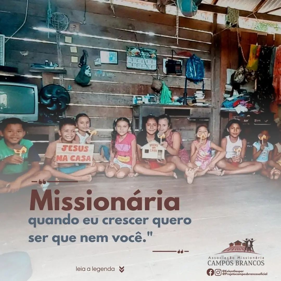 O missionário não é alguém que simplesmente fala a respeito de Jesus, o missionário vive Jesus.