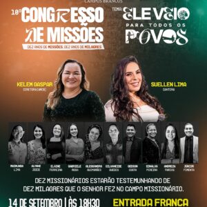 São 10 anos caminhando por fé e testemunhando dos milagres do Senhor no campo missionário!